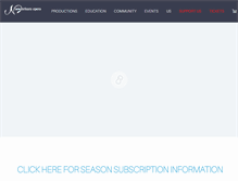 Tablet Screenshot of neworleansopera.org